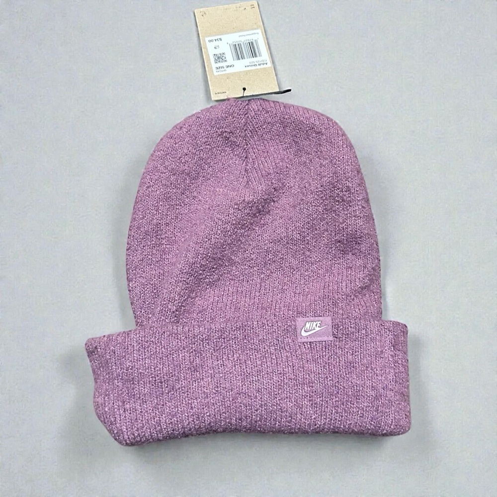 NWT Nike Sportswear Cuffed Beanie Plum Purple Unisex One Size
